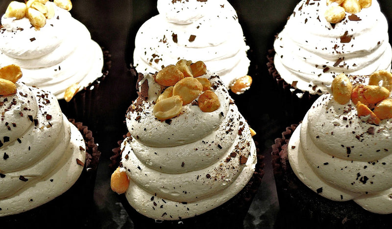 Salted Peanut Chocolate Cupcake